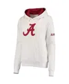 Stadium Athletic Women's White Alabama Crimson Tide Big Logo Pullover Sweatshirt In White