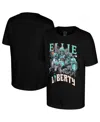 Stadium Essentials Big Boys And Girls Black New York Liberty Ellie Crossroads T-shirt In Black
