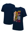 Stadium Essentials Men's And Women's Caitlin Clark Navy Indiana Fever 2024 Wnba Rookie Of The Year T-shirt