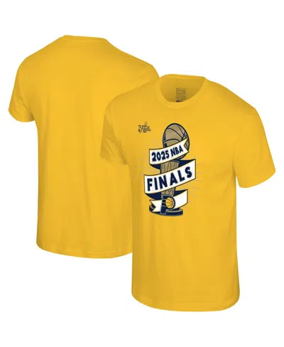 Stadium Essentials Men's And Women's Gold Indiana Pacers 2025 Nba Finals Clutch T-shirt