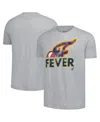 Stadium Essentials Men's And Women's Heather Gray Indiana Fever Hometown T-shirt In Gray