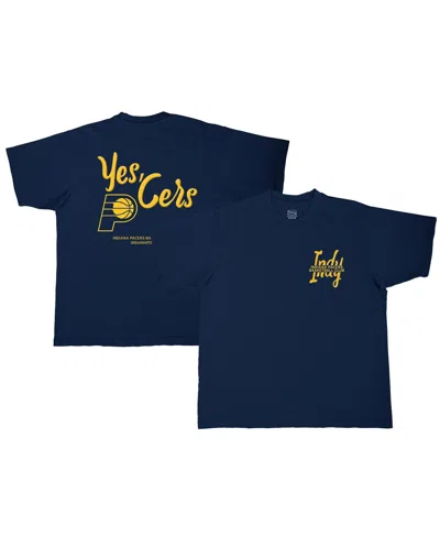 Stadium Essentials Men's And Women's Navy Indiana Pacers Urban T-shirt