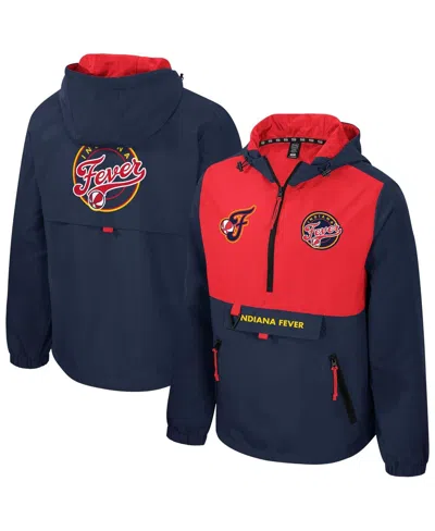 Stadium Essentials Men's And Women's Navy/red Indiana Fever Legends Challenger Quarter-zip Jacket In Multi