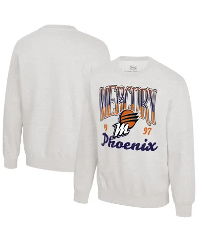 Stadium Essentials Men's And Women's Oatmeal Phoenix Mercury Sky High Fleece Crew Neck Sweatshirt