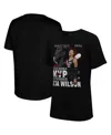 Stadium Essentials Men's Black A'ja Wilson Las Vegas Aces 2024 Crossroads T-shirt In Animal Print
