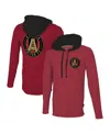 Stadium Essentials Men's  Red Atlanta United Fc Tradition Raglan Hoodie Long Sleeve T-shirt In Red