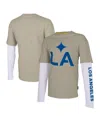 Stadium Essentials Men's  Tan La Galaxy Status Long Sleeve T-shirt In Tan