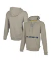 Stadium Essentials Men's  Tan La Galaxy Status Pullover Hoodie In Tan