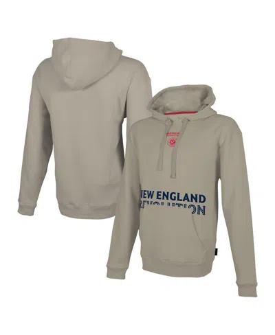Stadium Essentials Men's  Tan New England Revolution Status Pullover Hoodie
