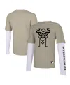 Stadium Essentials Men's Tan Inter Miami Cf Status Long Sleeve T-shirt In Multi