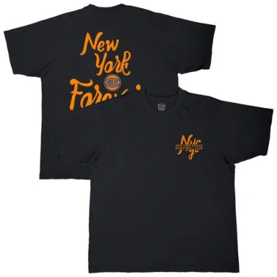 Stadium Essentials Unisex   Black New York Knicks Oversized Forever Nyc T-shirt