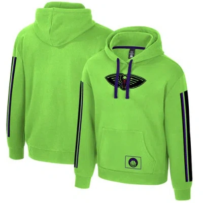 Stadium Essentials Unisex   Neon Green New Orleans Pelicans 2025/26 City Edition City Star Hoodie