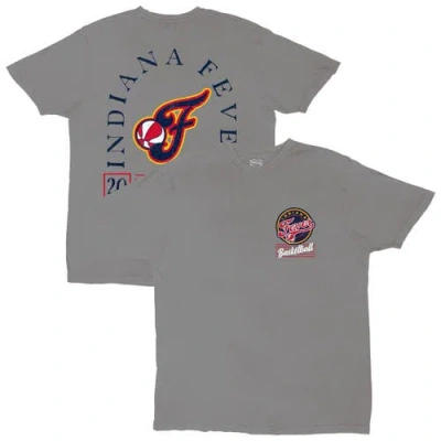 Stadium Essentials Unisex  Platinum Indiana Fever Lay Low Vintage Wash Relaxed Fit T-shirt In Pewter