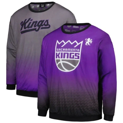 Stadium Essentials Men's And Women's  Purple, Gray Sacramento Kings Full Capacity Reversible Pullover In Purple,gray
