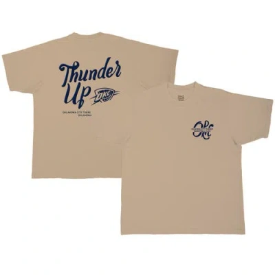 Stadium Essentials Unisex   Tan Oklahoma City Thunder Thunder Up Urban T-shirt