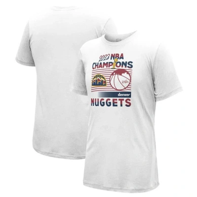 Stadium Essentials Unisex   White Denver Nuggets 2023 Nba Finals Champions City Edition T-shirt