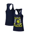 Stadium Essentials Women's Navy Indiana Pacers Dedication Tank Top In Blue