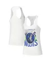 Stadium Essentials Women's White Minnesota Timberwolves Dedication Tank Top In White