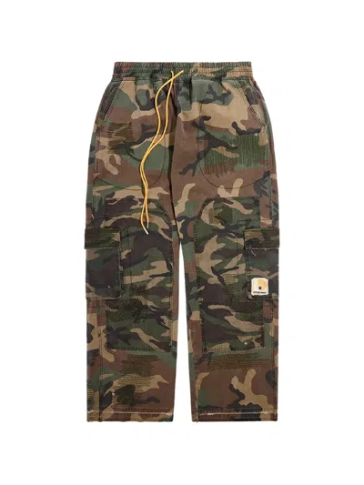 Stadium Goods Camouflage-print Cargo Pants In Green