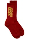 Stadium Goods Logo-print Crew Socks In Red