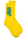 Stadium Goods Crew Length Socks In Yellow