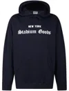 Stadium Goods Nyc Paper "navy" Hoodie In Blau
