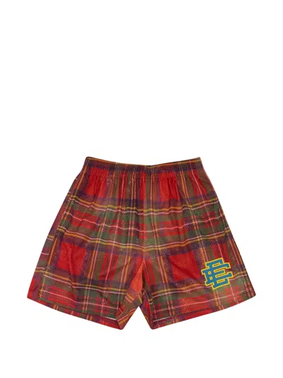 Stadium Goods Stadium Plaid "green" Shorts In Animal Print
