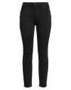 Staff Gallery Woman Jeans Black Size 30 Cotton, Elastane