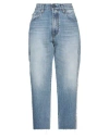 Staff Gallery Woman Denim Pants Blue Size 30 Cotton In Blue