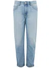 Staff Blue Denim Straight Jeans In Blue