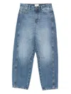 Staff Pink Denim Jeans In Blue Cotton