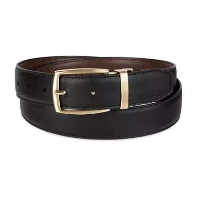 Stafford 32mm Fe Revs Pebble Mens Belt In Black