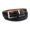 Stafford 32mm Stretch Reversible Mens Belt In Black