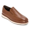 Stafford Carson Boys Round Closed Toe Slip-on Shoe In Brown