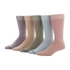 Stafford Casual Dress Cotton Mens 5 Pair Crew Socks In Pink