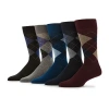 Stafford Casual Dress Mens 5 Pair Crew Socks In Multi