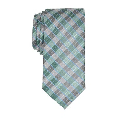 Stafford Checked Tie In Green