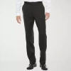 Stafford Coolmax All Season Mens Classic Fit Tuxedo Pant In Black