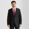 Stafford Coolmax All Season Mens Stretch Fabric Classic Fit Suit Jacket In Black