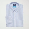 Stafford Coolmax All Season Oxford Mens Regular Fit Stretch Fabric Wrinkle Free Long Sleeve Dress Shirt In Multi