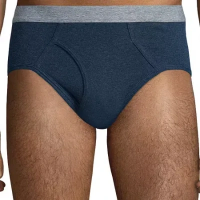 Stafford Cotton Low Rise Mens 6 Pack Briefs 325616 In Blue