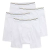 Stafford Cotton Mens Big And Tall 4 Pack Boxer Briefs 302866 In White