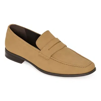 Stafford Cyrus Mens Moc Closed Toe Loafers In Neutral