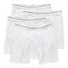 Stafford Dry + Cool Breathable Mesh Mens Big And Tall 4 Pack Boxer Briefs 302860 In White