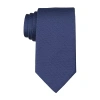 Stafford Extra Long Pin Dot Tie In Blue