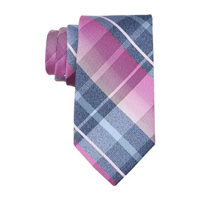 Stafford Extra Long Plaid Tie In Multi