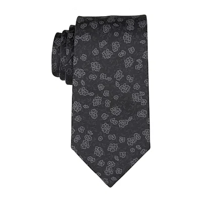 Stafford Floral Tie In Black