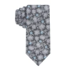 Stafford Floral Tie In Gray
