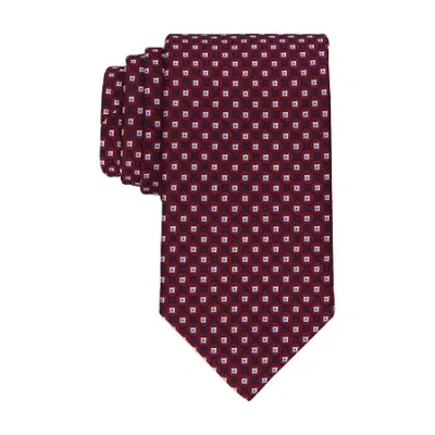 Stafford Geometric Tie In Red
