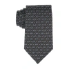 Stafford Grimes Geometric Tie In Brown